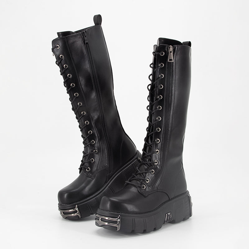 Black Fashion Long Boots